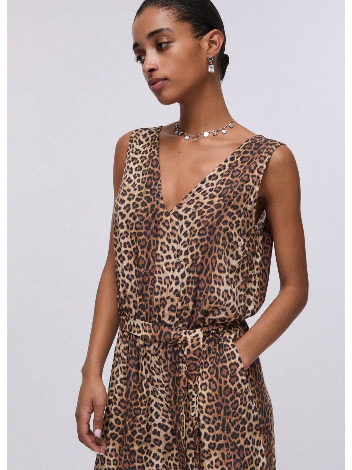 LIU JO BEACHWEAR Abito Donna VA6050TS123 V9789 ANIMALIER