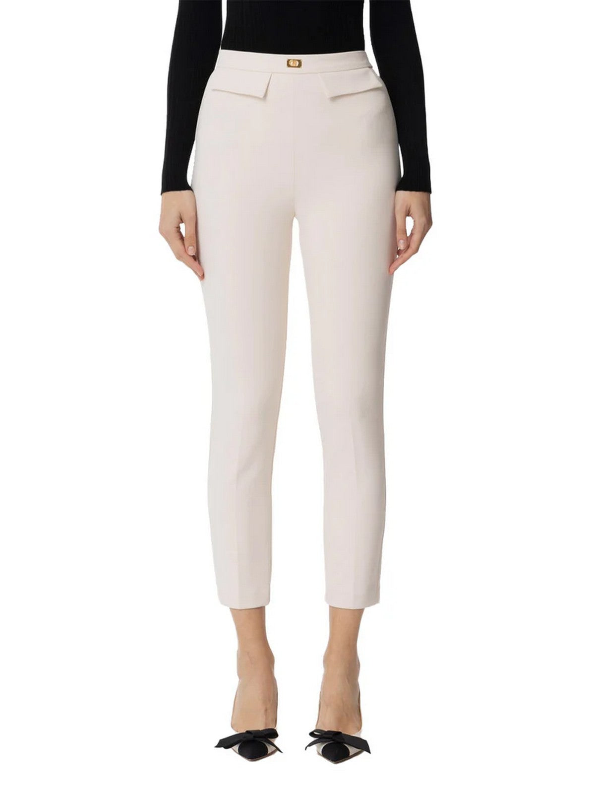 ELISABETTA FRANCHI Pantalone Donna PA07751E2-193 Beige gioboutiqueweb