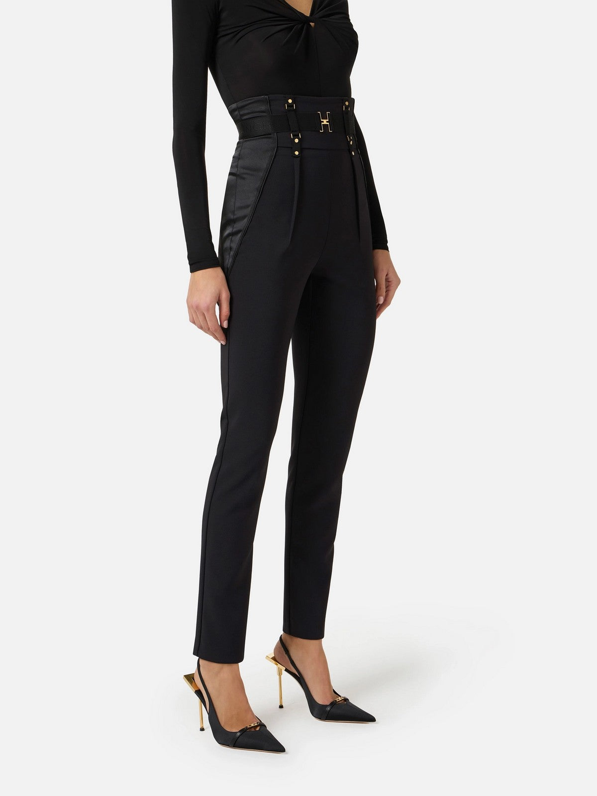 ELISABETTA FRANCHI Pantalone Donna PA18062E2 110 Nero