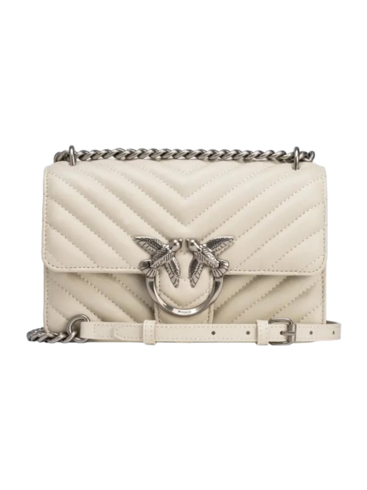 Pinko Woman Bag Love One Mini 100074-A0GK Z14O White