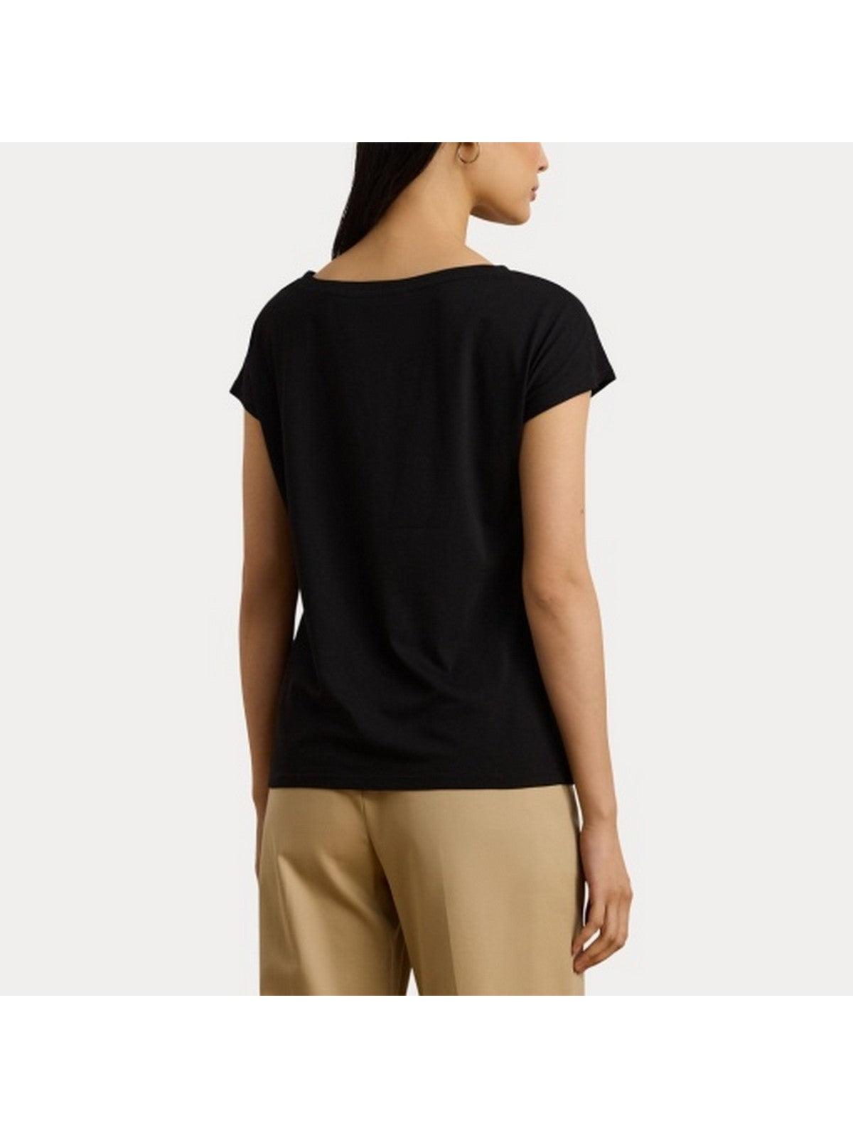 LAUREN RALPH LAUREN T-shirt Donna GRIETA 200748765 002 Nero gioboutiqueweb