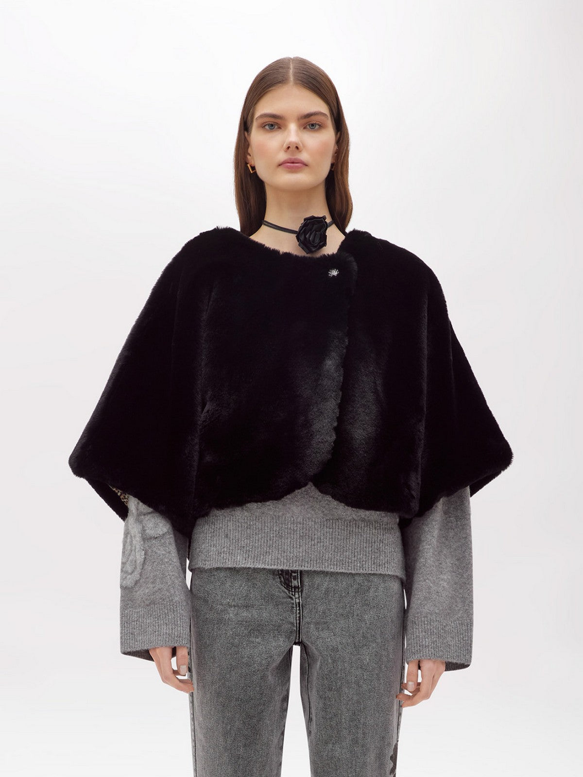 BLUGIRL Mantella Donna PF5006T0300 22222 Nero