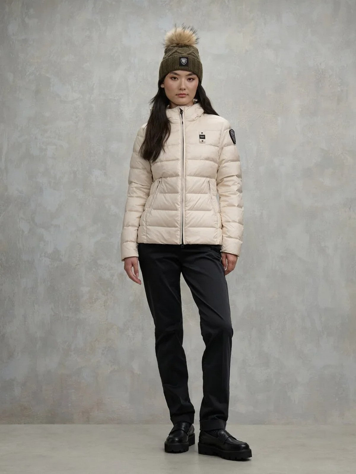 BLAUER Piumino Donna CHARME 25WBLDC03100 006047 907GG GRIGIO MATTINO int. GRIGIO NEBBIA