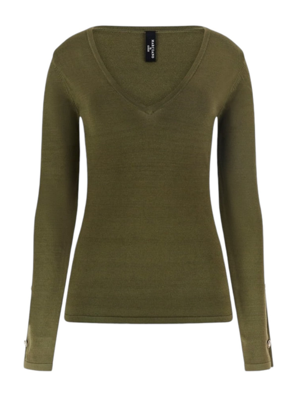 MARCIANO Maglia Donna Chiara Cut Out Ls To 4YGR16 5817Z G8F6 Verde gioboutiqueweb