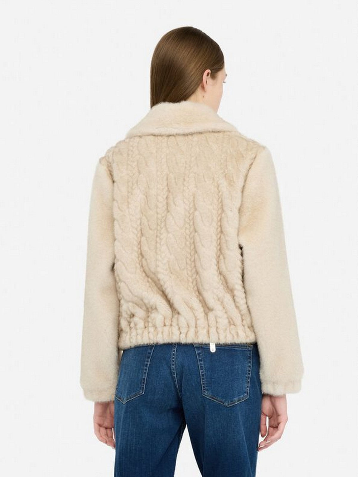 LIU JO WHITE Giubbino Donna MF5094E1044 W9868 NATURAL BEIGE