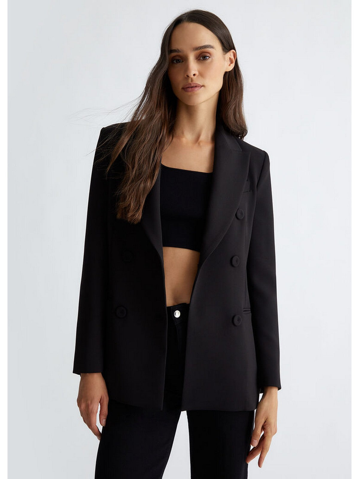 LIU JO BLACK Giacca Donna CF4433T2527 22222 Nero gioboutiqueweb