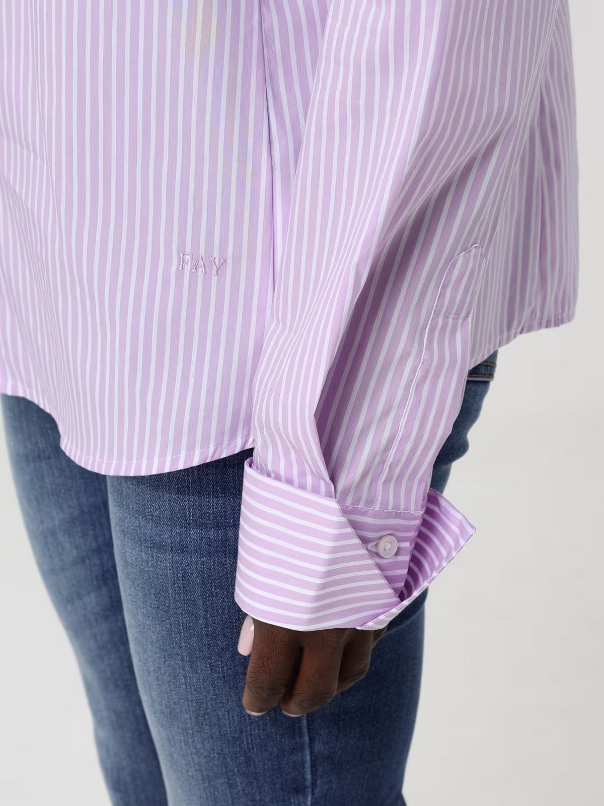 FAY Camicia Donna NCWA152626SZCML011 LAVANDA MEDIO