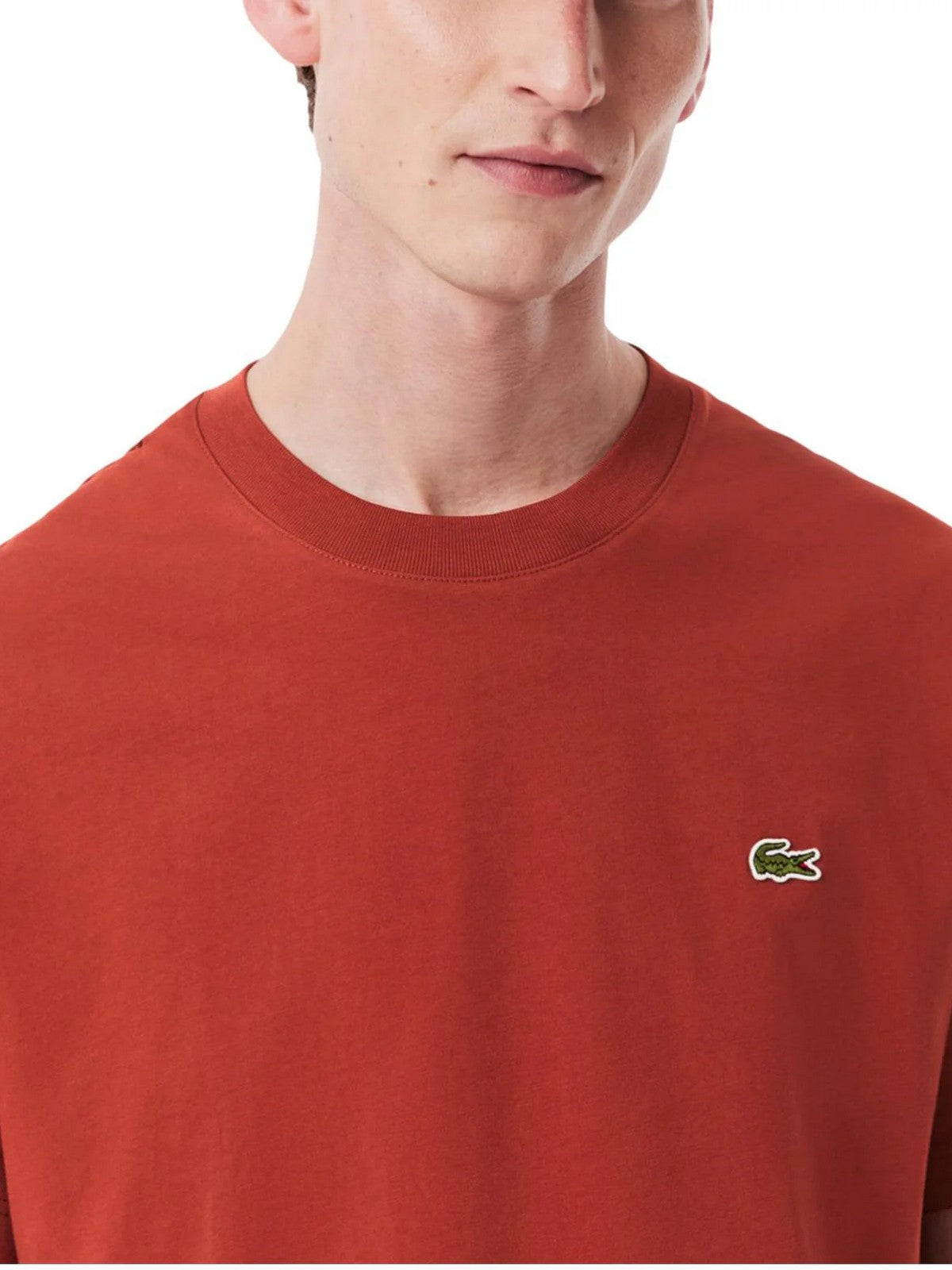 LACOSTE T-shirt Uomo TH6709 AFS Rosso gioboutiqueweb