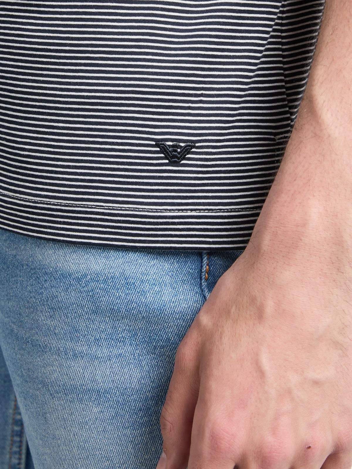 EMPORIO ARMANI Polo Uomo EM000851 AF12927 F0022 Blu