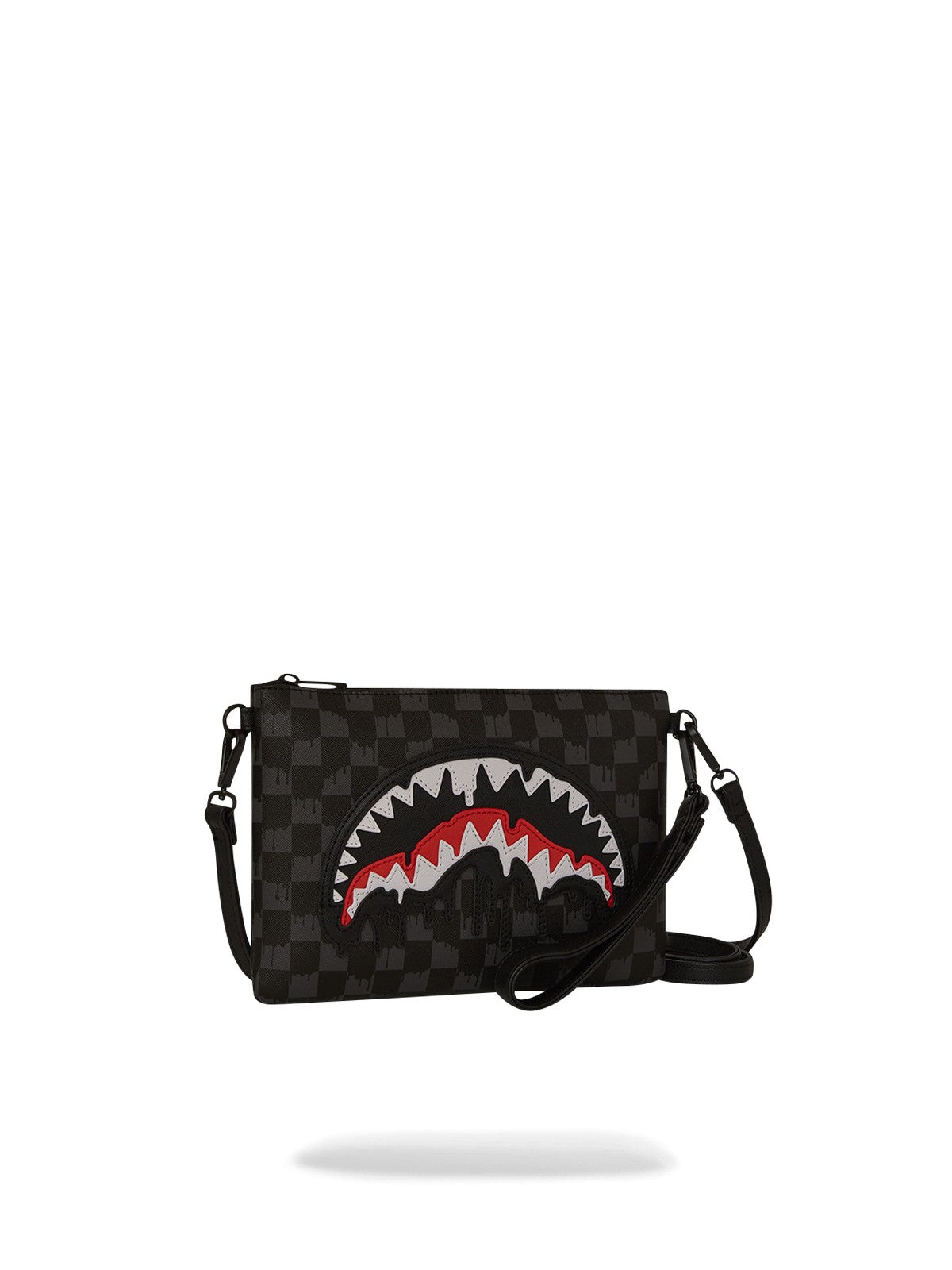 SPRAYGROUND Pochette Uomo DRIPPING SHARKS IN PARIS CROSSOVER CLUTCH 910B7969NSZ Nero