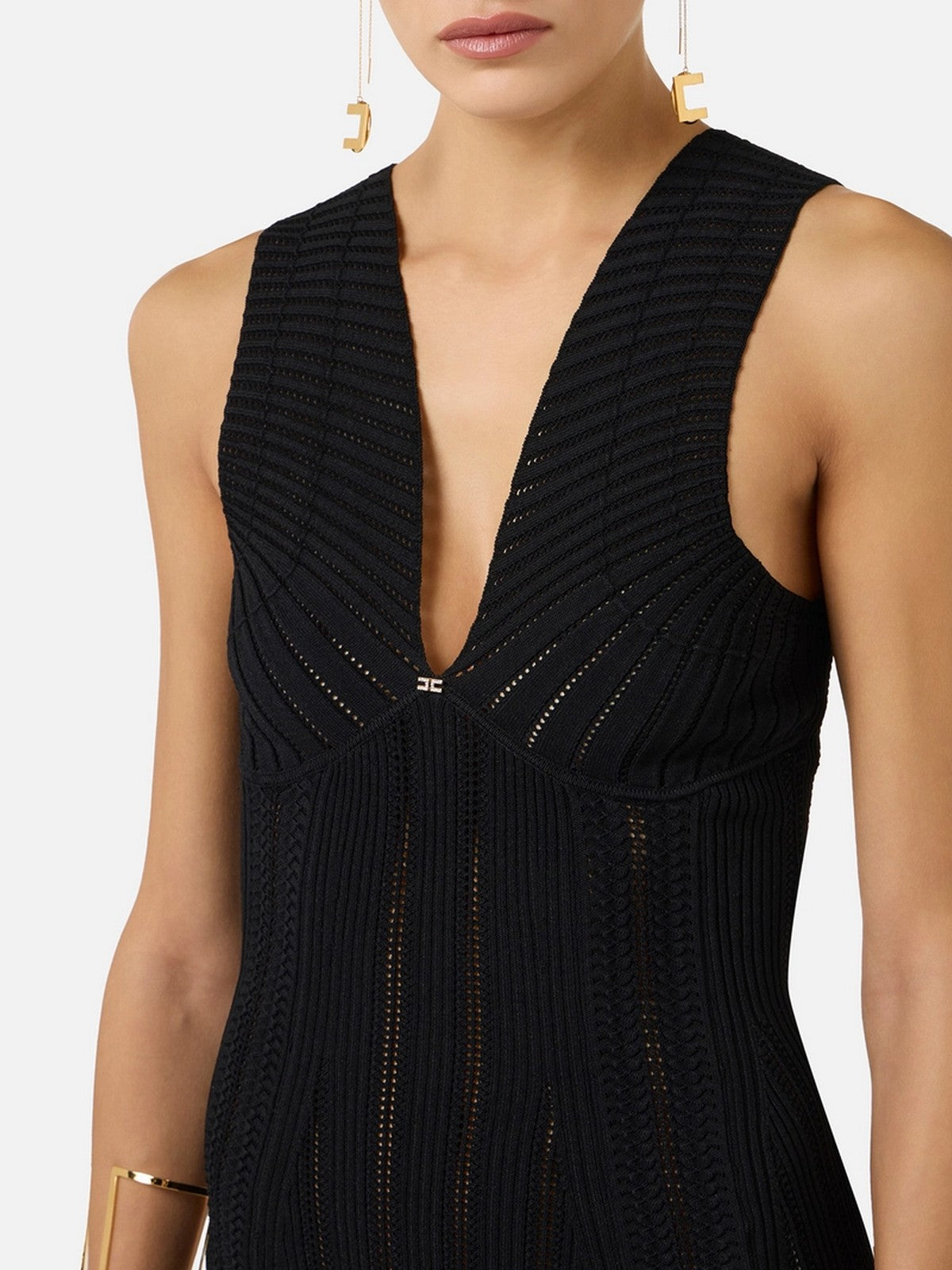 ELISABETTA FRANCHI Abito Donna AM36B62E2 110 Nero