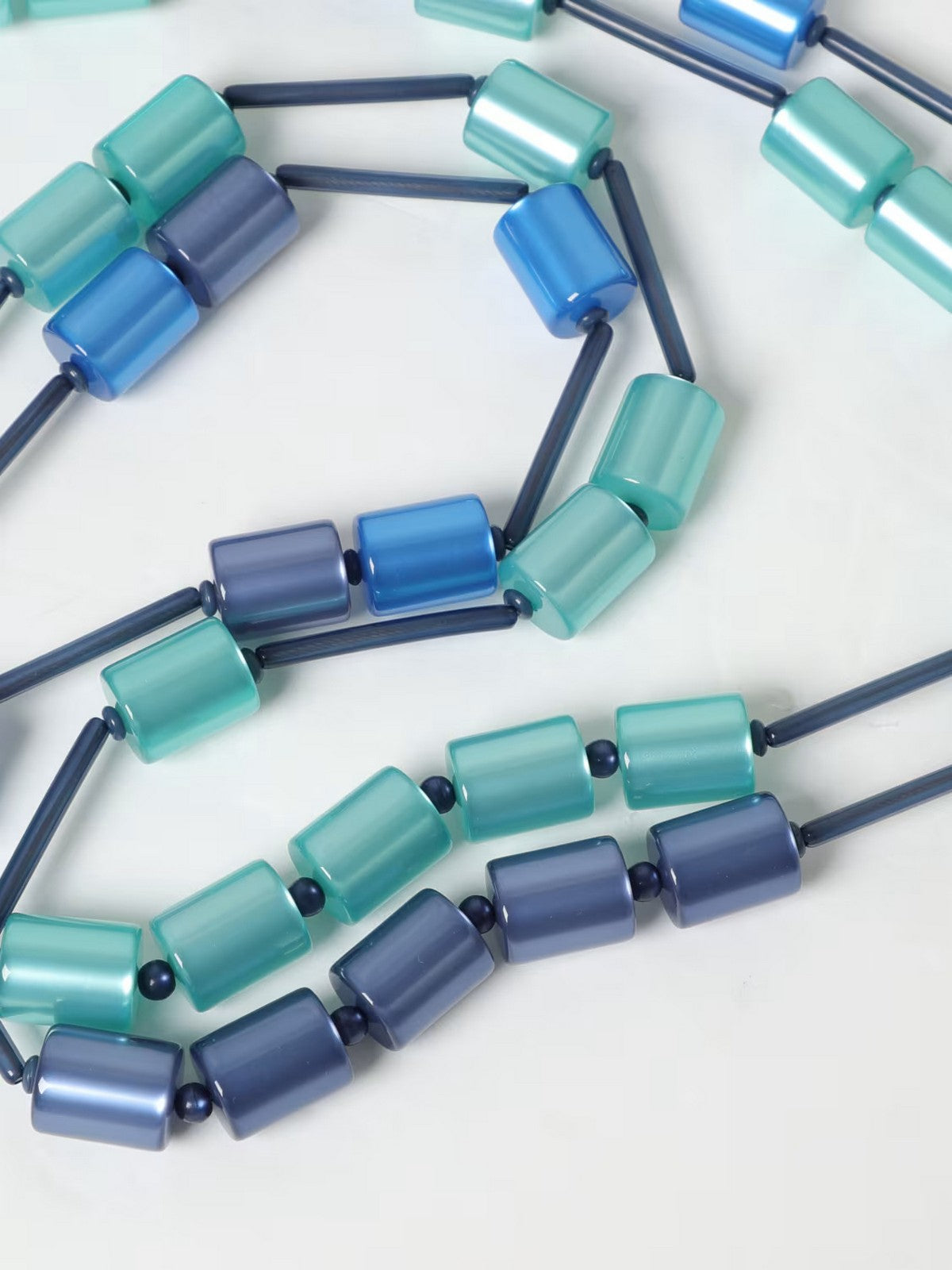 EMPORIO ARMANI Collana Donna EW001797 AF15490 M9050 Blu gioboutiqueweb