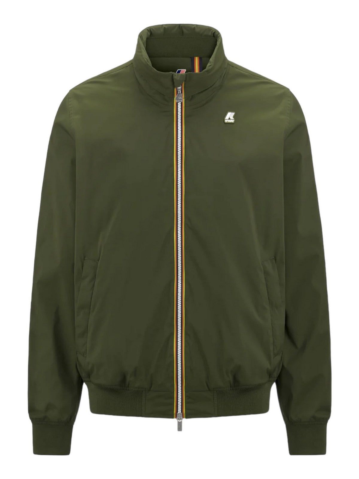 K-WAY Giubbino Uomo Amaury Stretch Nylon Jersey K2121PW H11 Verde gioboutiqueweb