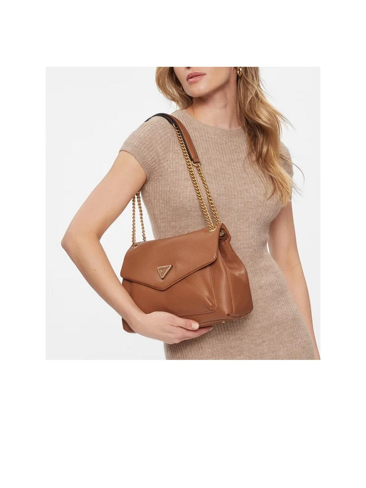 GUESS Borsa Donna Laryn Large Hobo HWBA91 96210 COG Marrone gioboutiqueweb