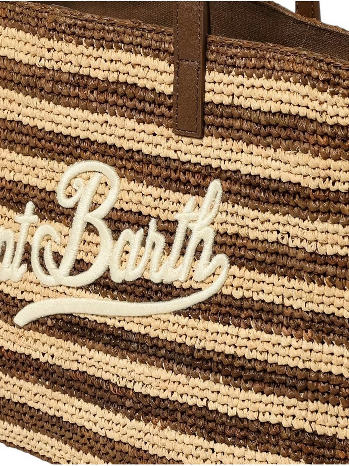 MC2 SAINT BARTH Borsa Donna RAFFIA CITY 01322H STRIPES 18 EMB gioboutiqueweb