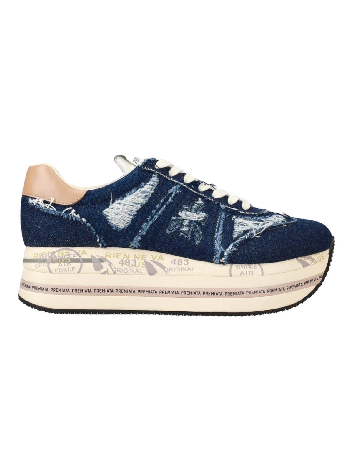 PREMIATA Sneaker Donna BETH VAR 6714 Blu gioboutiqueweb
