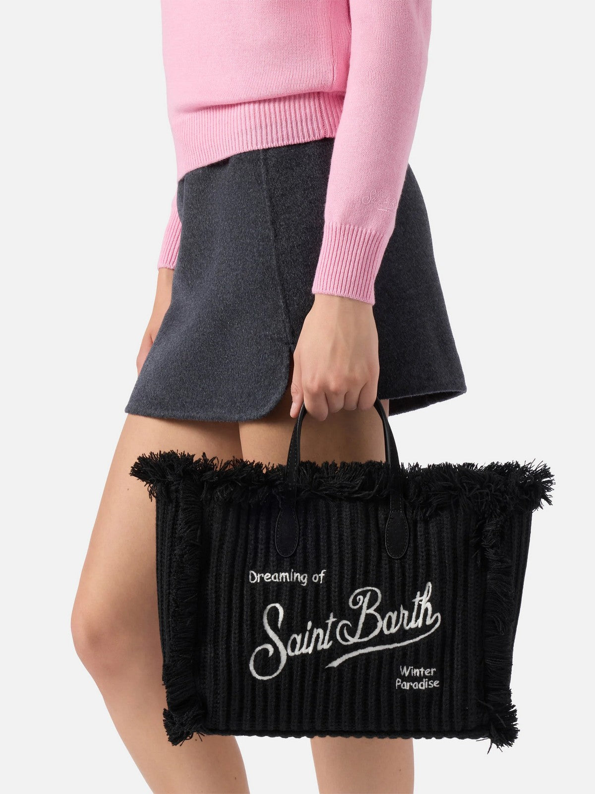 MC2 SAINT BARTH Borsa Donna COLETTE WOOL RIB 00207I 00 EMB