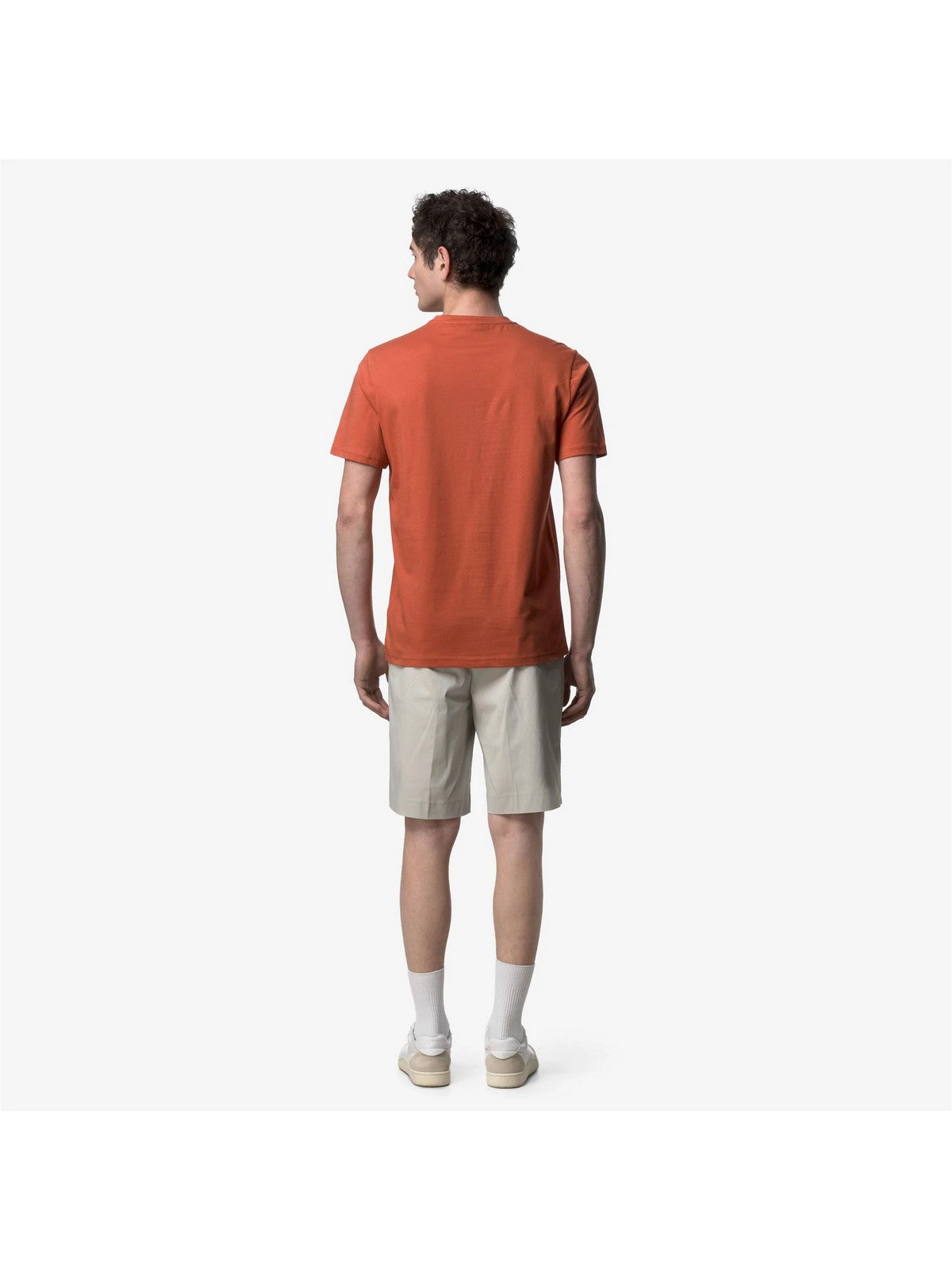 K-WAY T-shirt Uomo ODOM JERSEY K7125UW 896 Orange Brownish