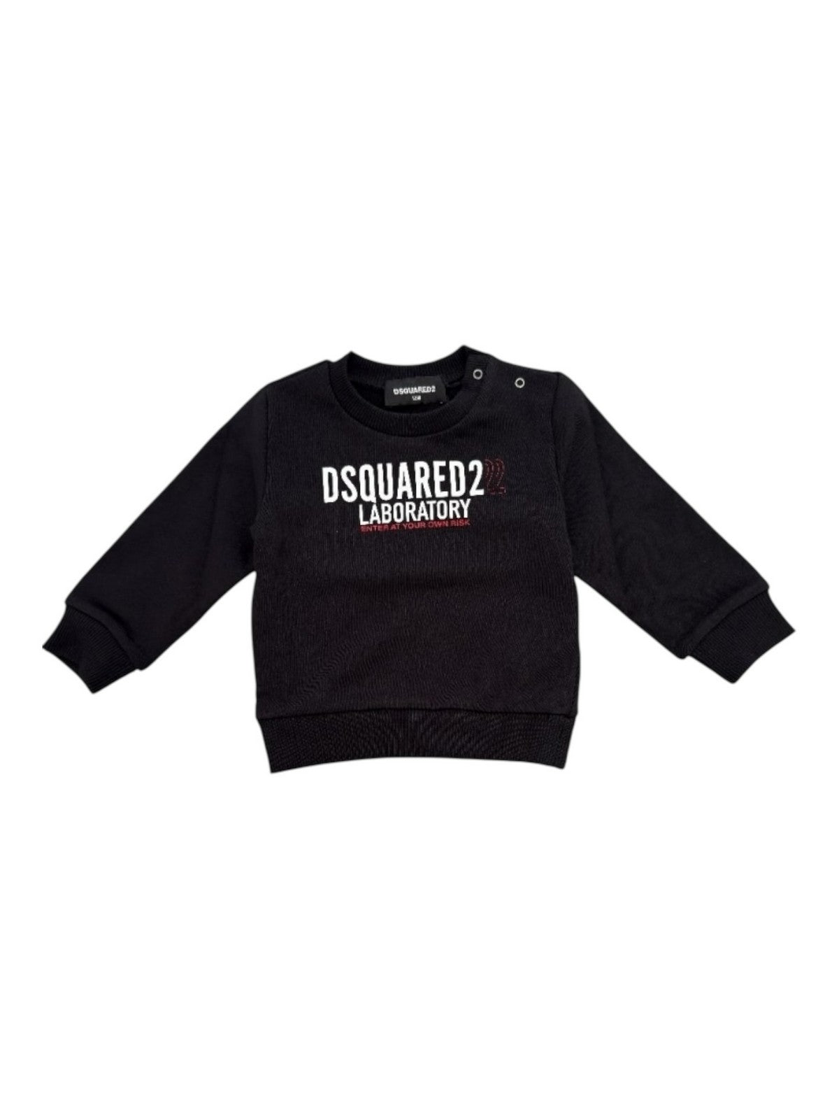 DSQUARED2 Felpa Bambini e ragazzi DQ3100 D0ACC DQ900 BLACK