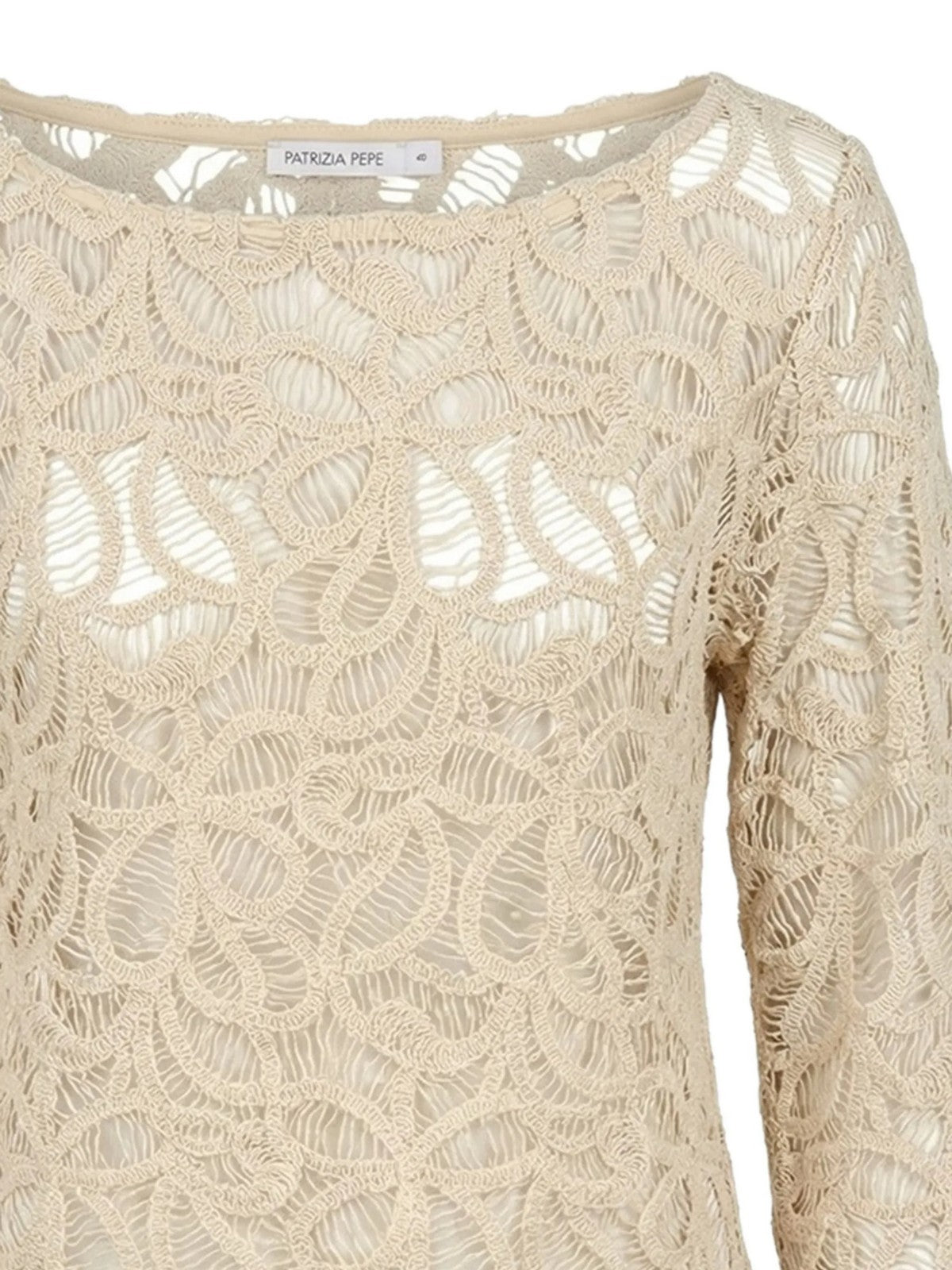 PATRIZIA PEPE Maglia Donna 2M4560 A774 B891 NATURAL SAND