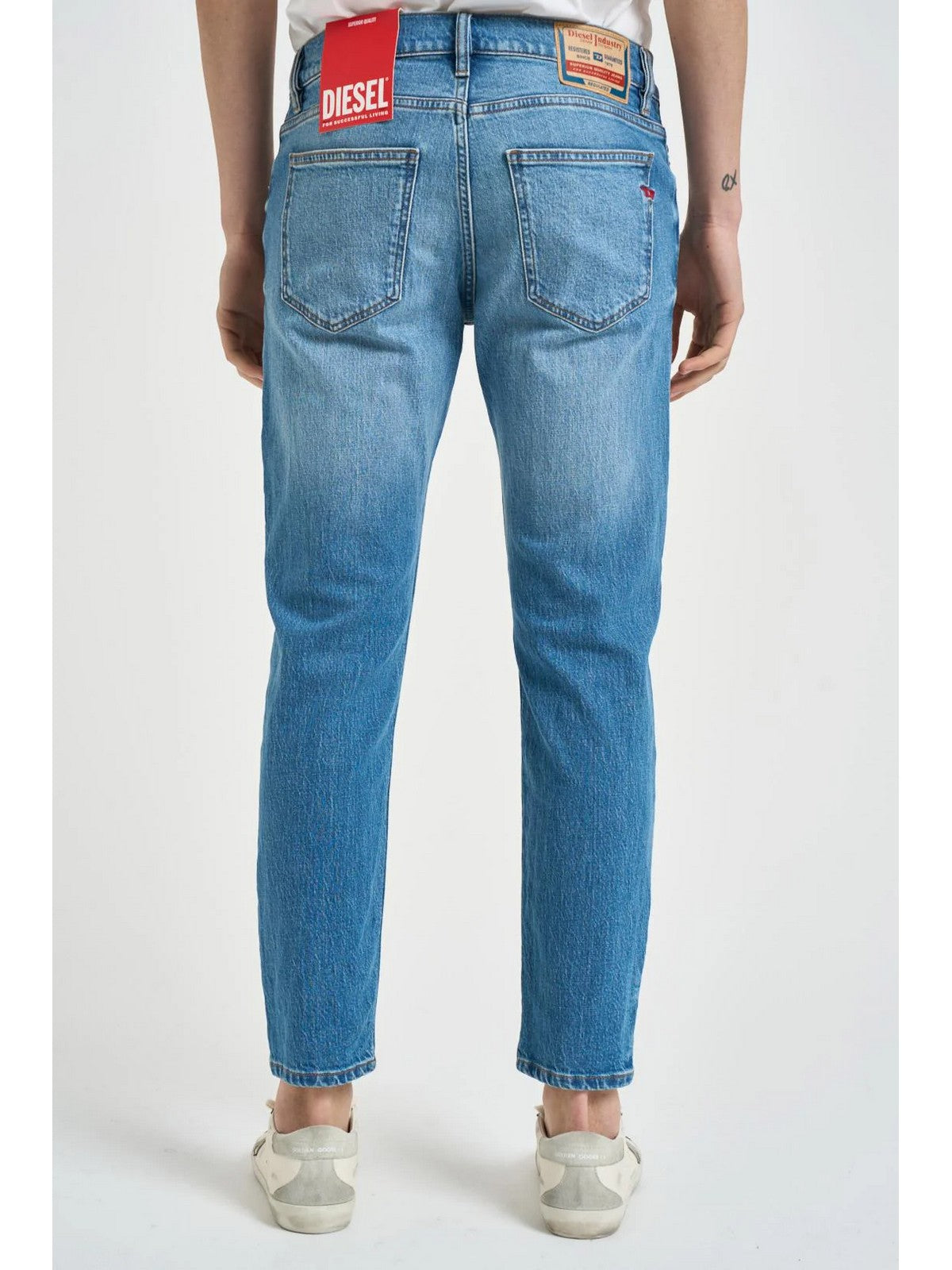 DIESEL Jeans Uomo 2019 D-STRUKT L.30 PANTALONI A03562 0ADBK 01 900 - DENIM