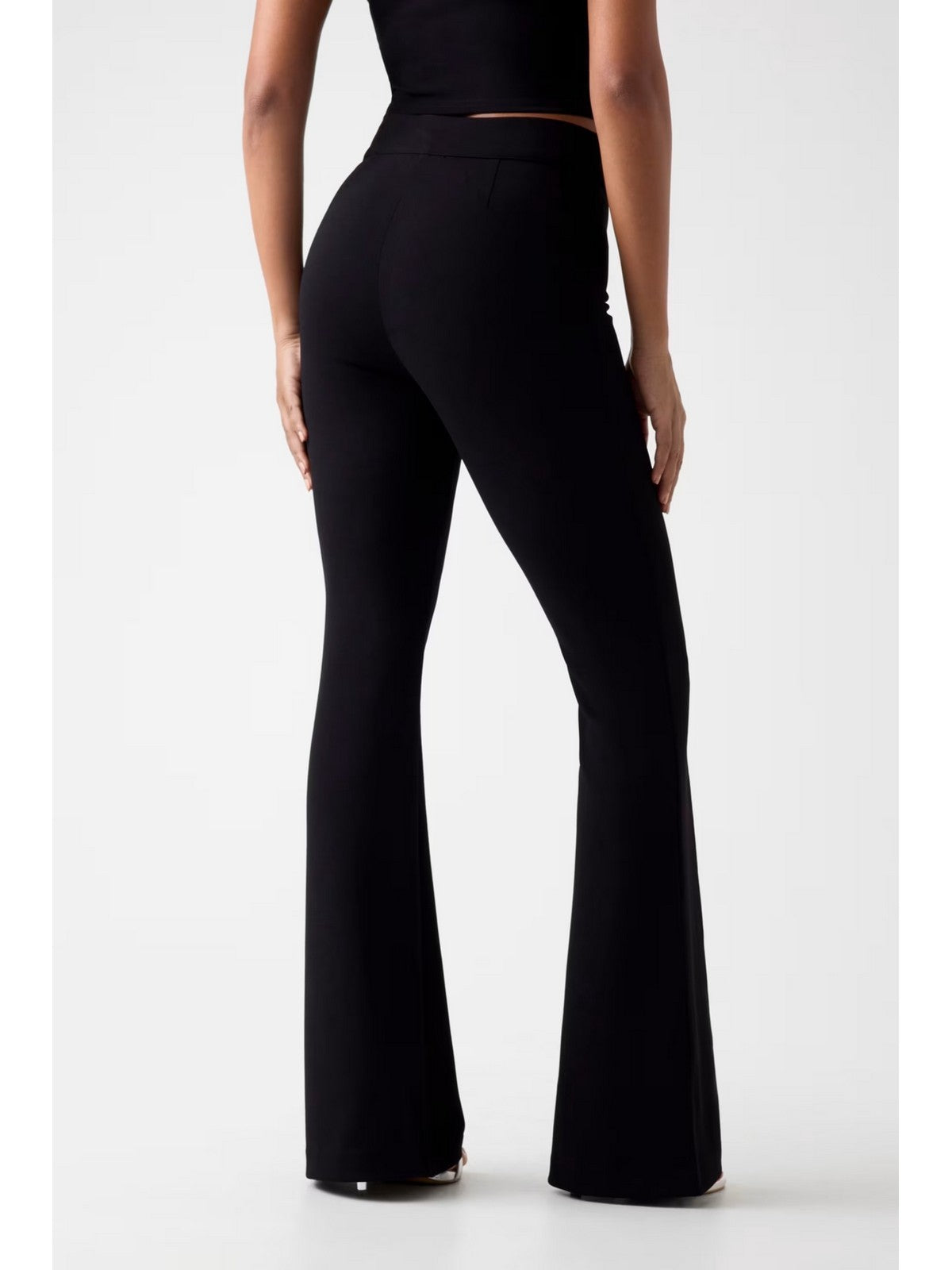 GUESS Pantalone Donna NEW FLARED EVELINA PANT W4YB01 KCBO2 JBLK Jet Black A996