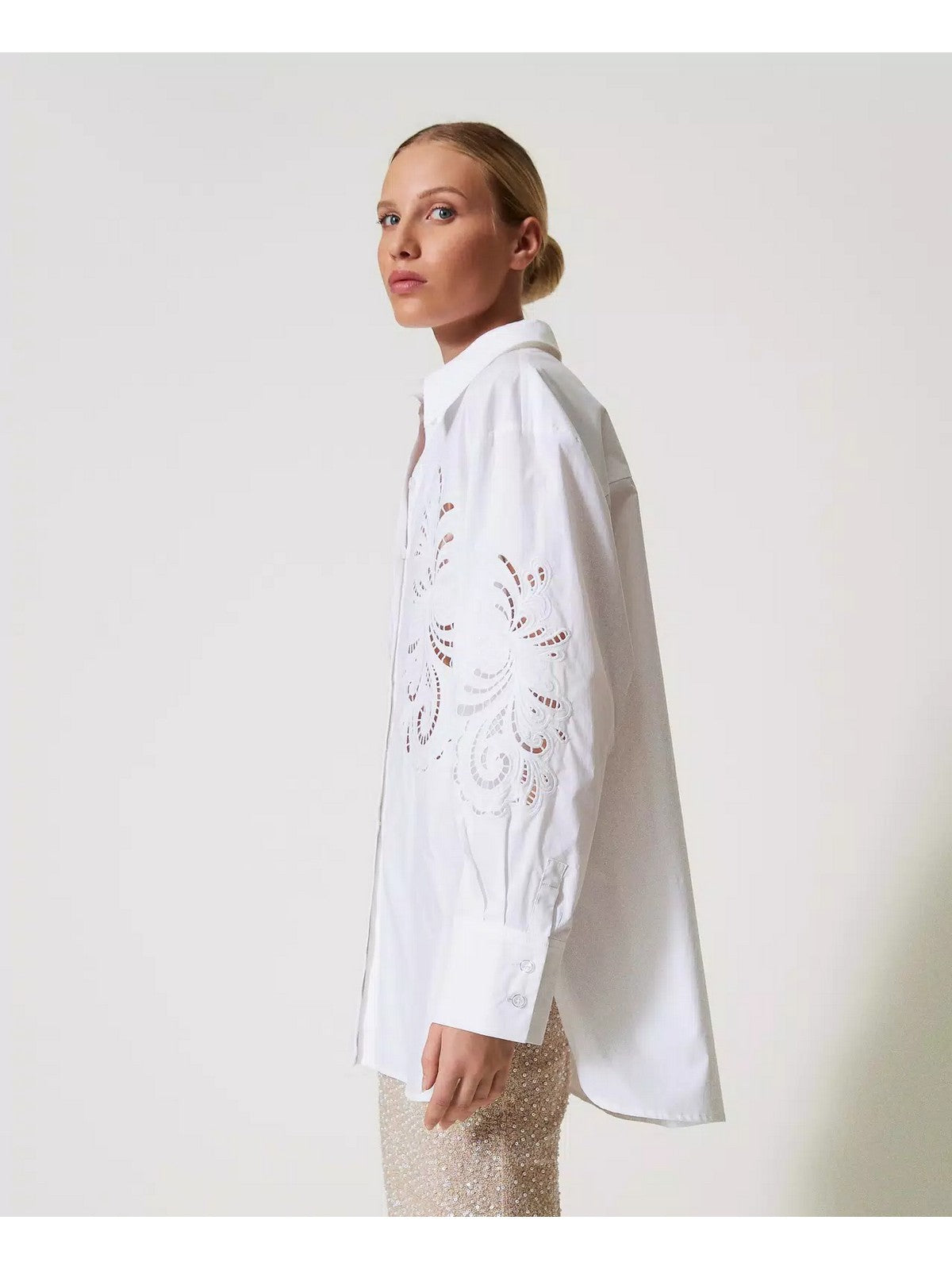 TWINSET Camicia Donna 251TP2170 00001 Bianco gioboutiqueweb