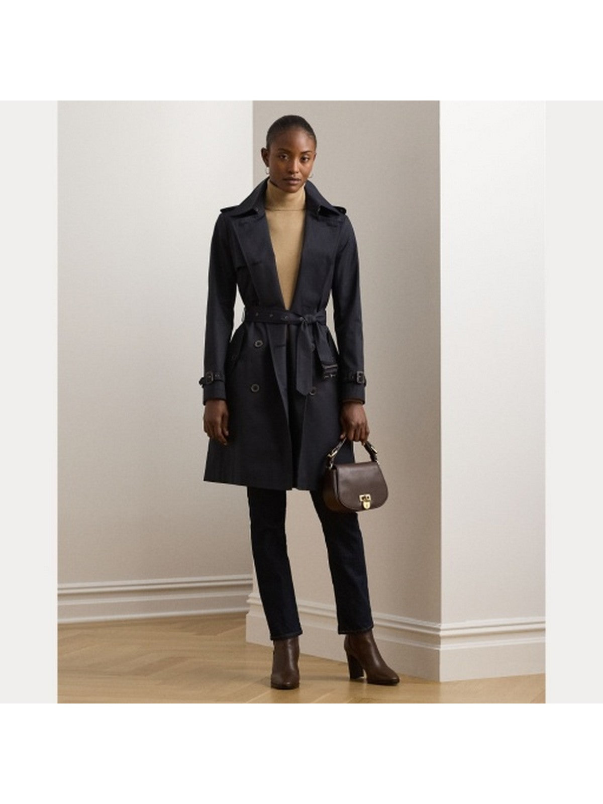 LAUREN RALPH LAUREN Trench Donna DB BLT RN38 297967122 003 Blu gioboutiqueweb