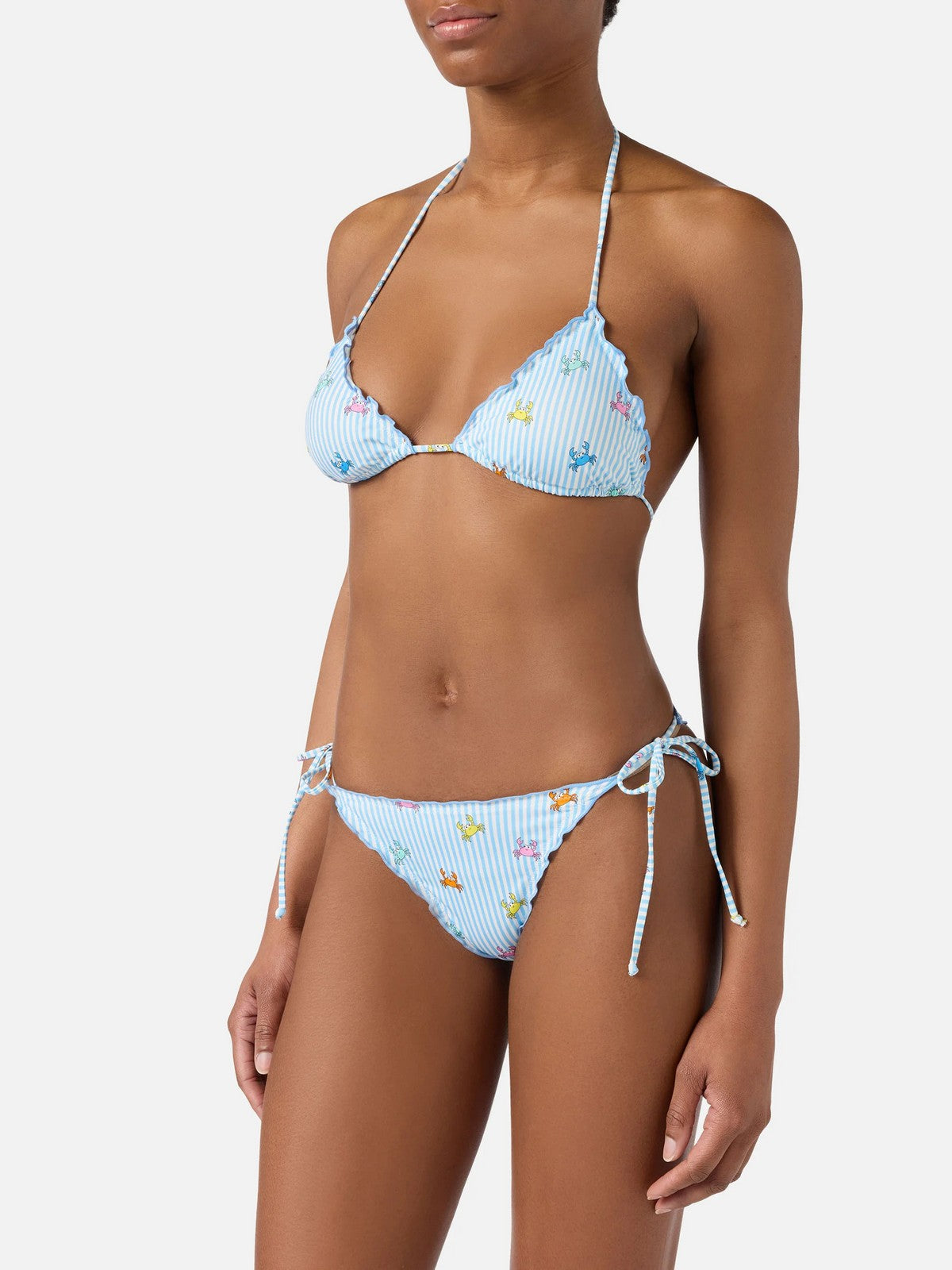 MC2 SAINT BARTH Costume da bagno Donna SAGITAMI 01081L PINCHY MULTI STRIPES 30