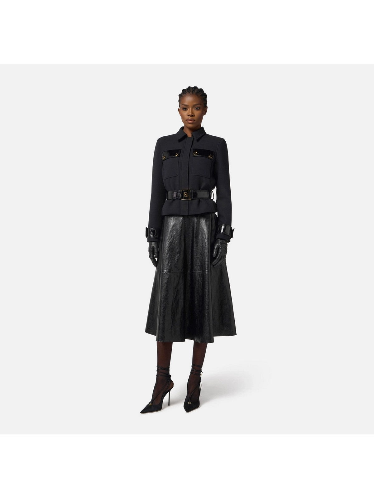 ELISABETTA FRANCHI Giubbino Donna GB00356E2 110 Nero