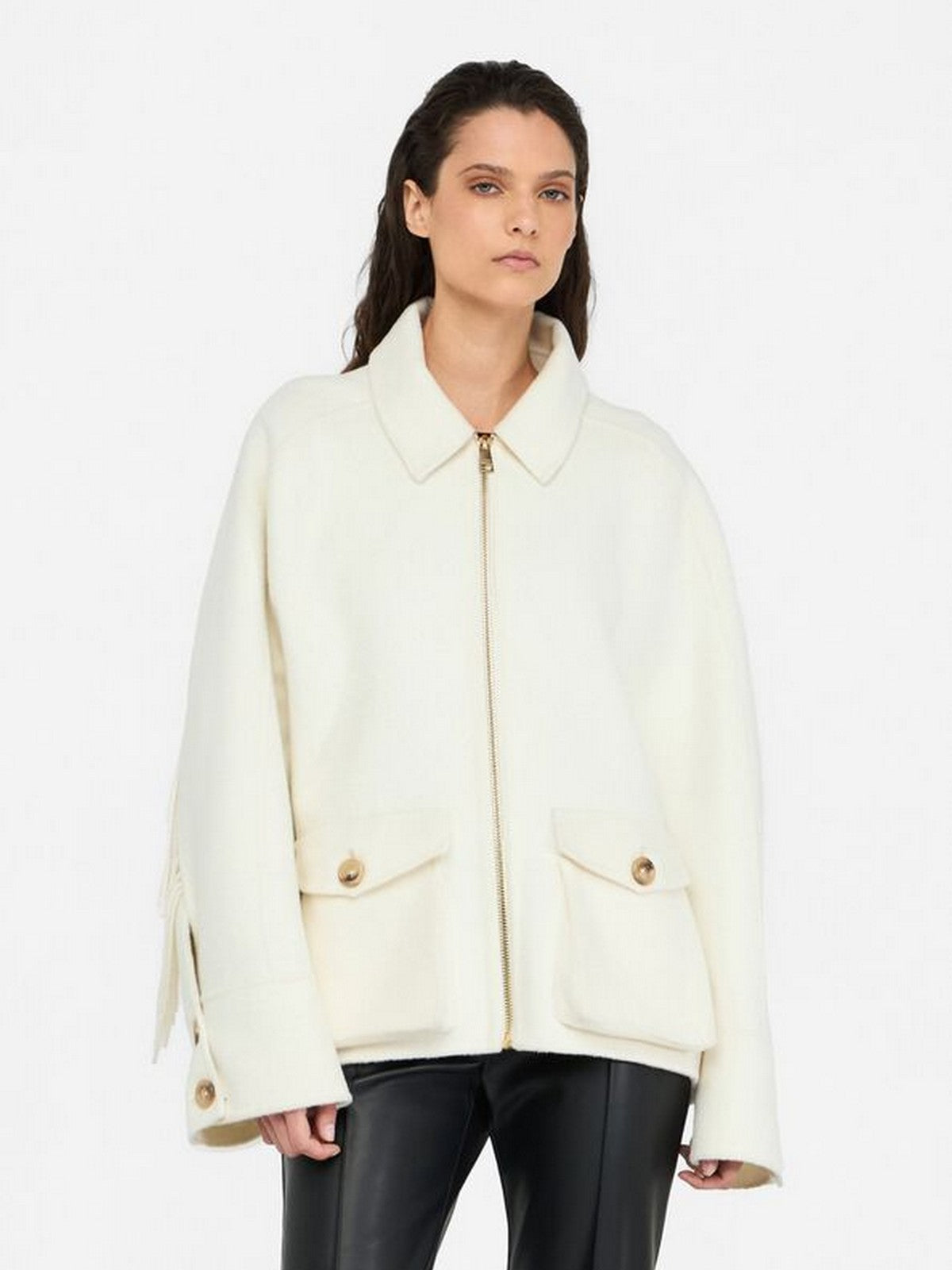 LIU JO BLACK Cappotto Donna CF5059T4627 10608 WHITE BUTTER