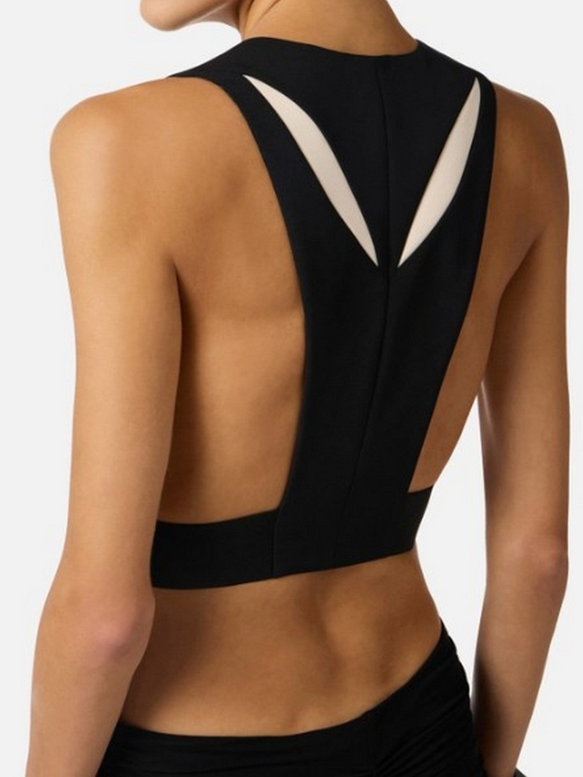 ELISABETTA FRANCHI Gilet Donna GL00461E2 685 NERO/BURRO