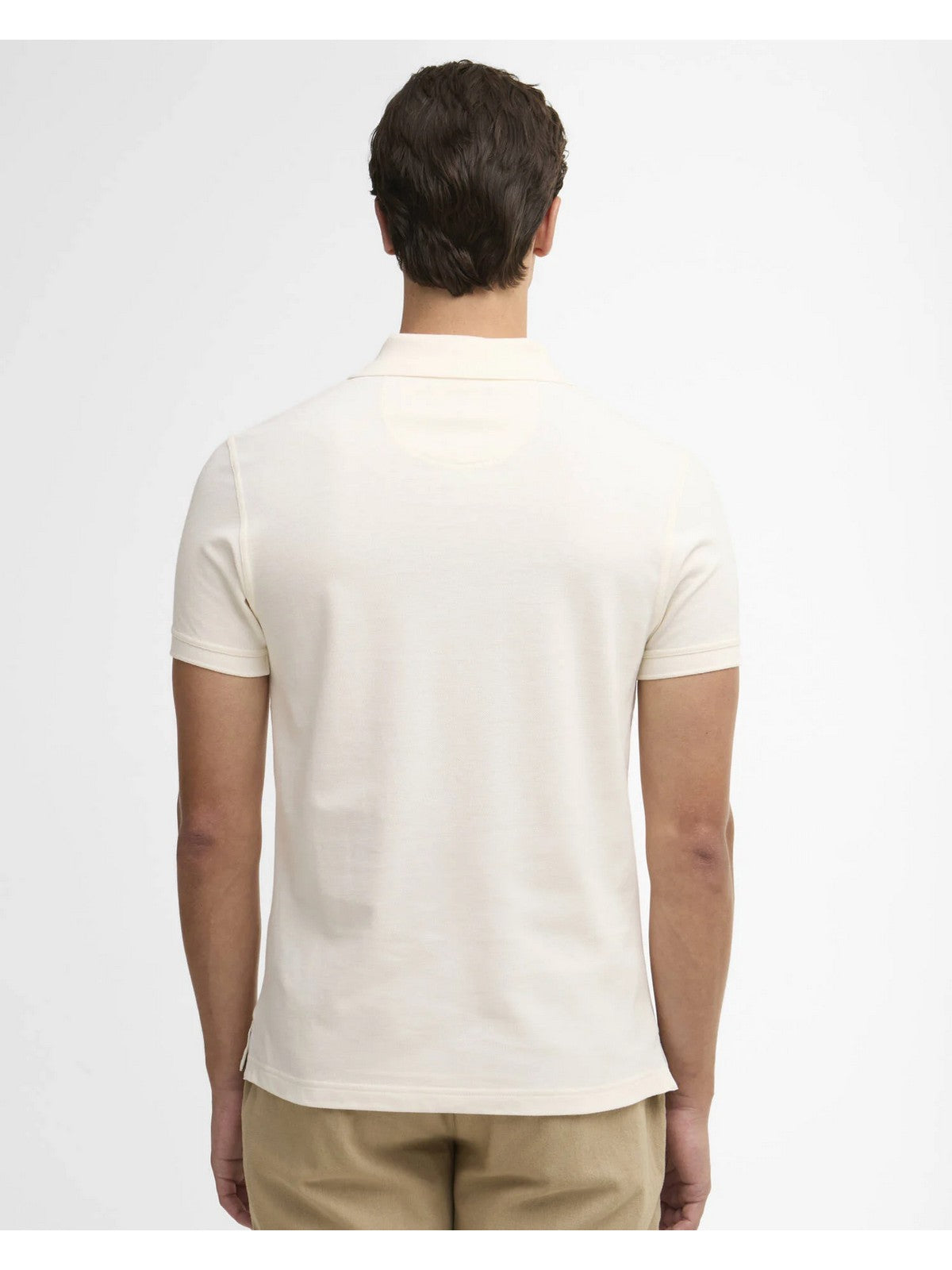 BARBOUR Polo Uomo MML0012 WH71 WHISPER WHITE/CLASSIC