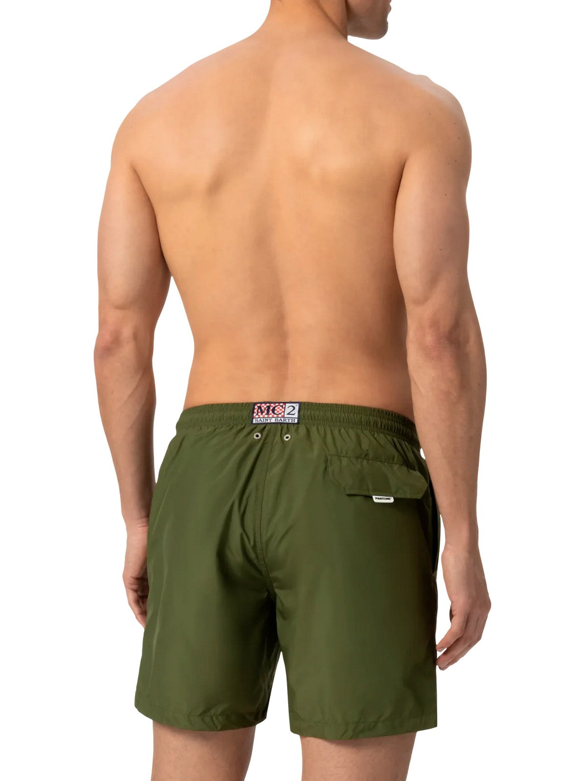 MC2 SAINT BARTH Costume da bagno Uomo LIGHTING PANTONE 01624H 52 MILITARY PNT