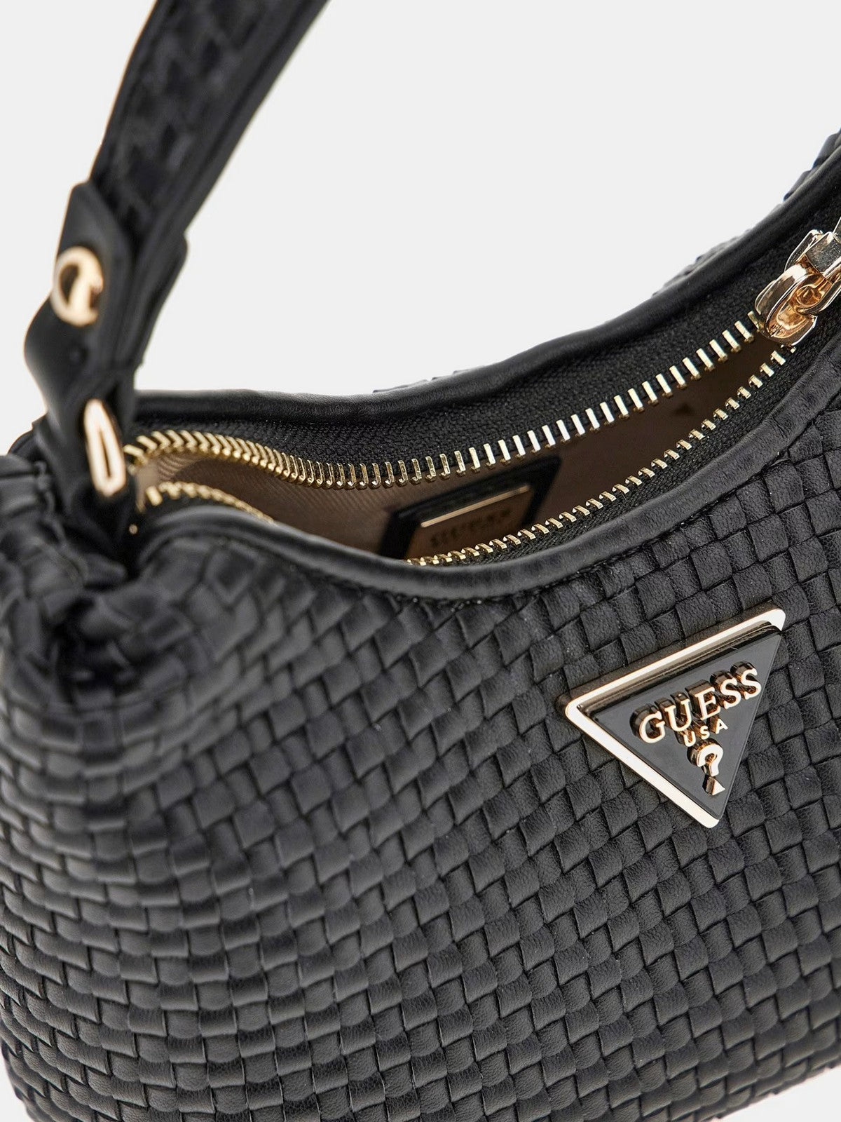 GUESS Borsa Donna Emelda Crossbody Top HWWG92 19730 BLA Nero gioboutiqueweb