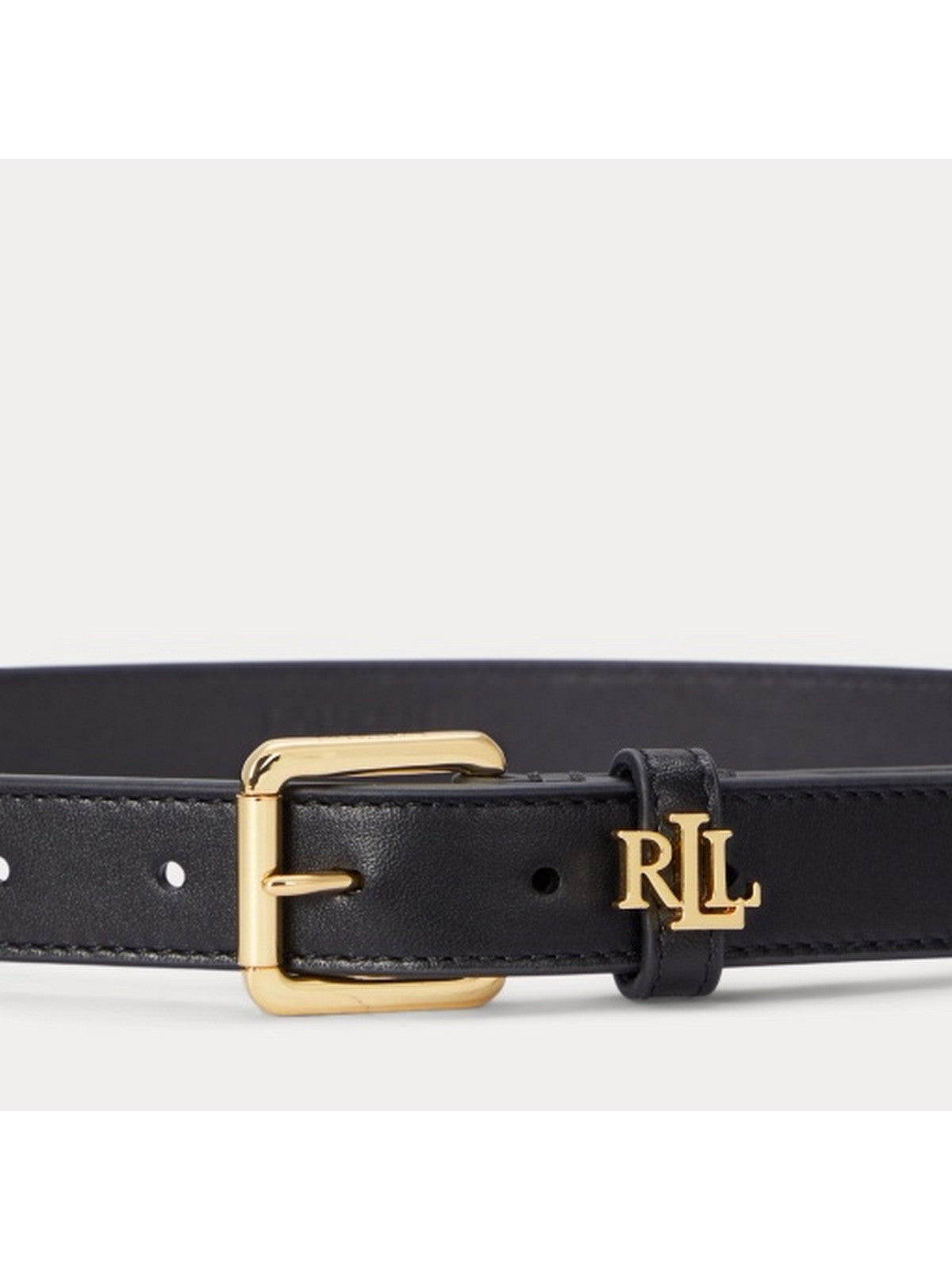 LAUREN RALPH LAUREN Cintura Donna LGO KPPER 25-BELT-SKINNY 412968763 001 Nero gioboutiqueweb
