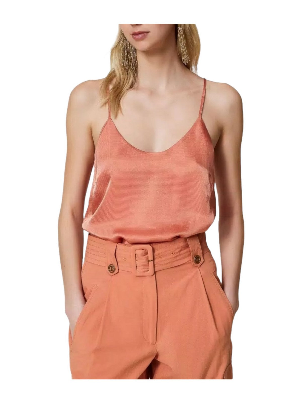 TWINSET Top Donna 241TT2163 11536 Arancione gioboutiqueweb
