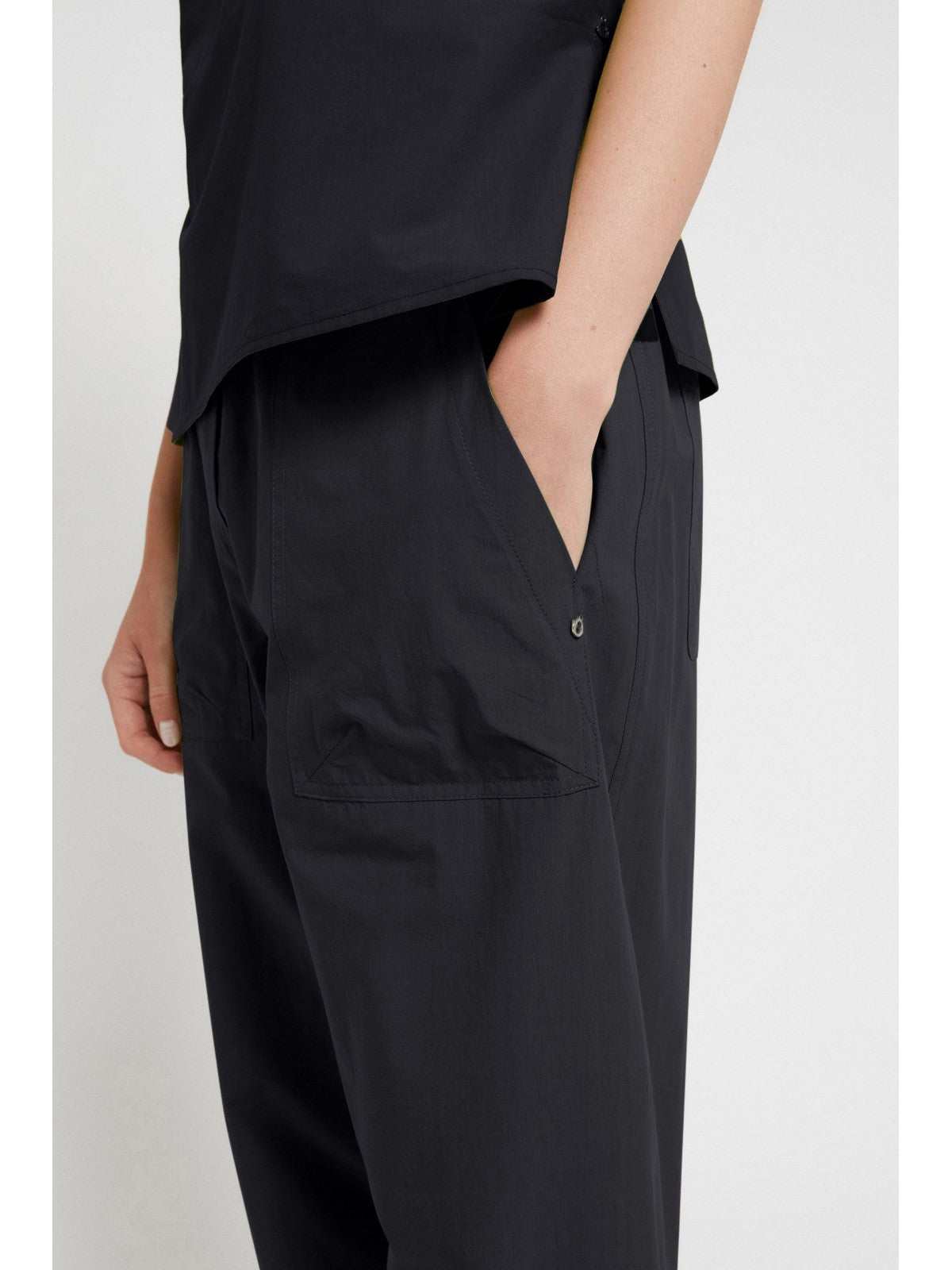 OTTOD'AME Pantalone Donna DP9807 1920 Nero gioboutiqueweb