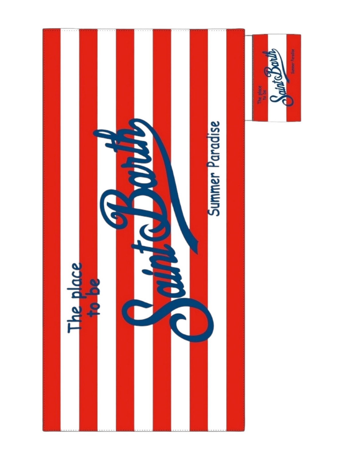 MC2 SAINT BARTH Telo mare Donna AIDAN 03889F Rosso gioboutiqueweb