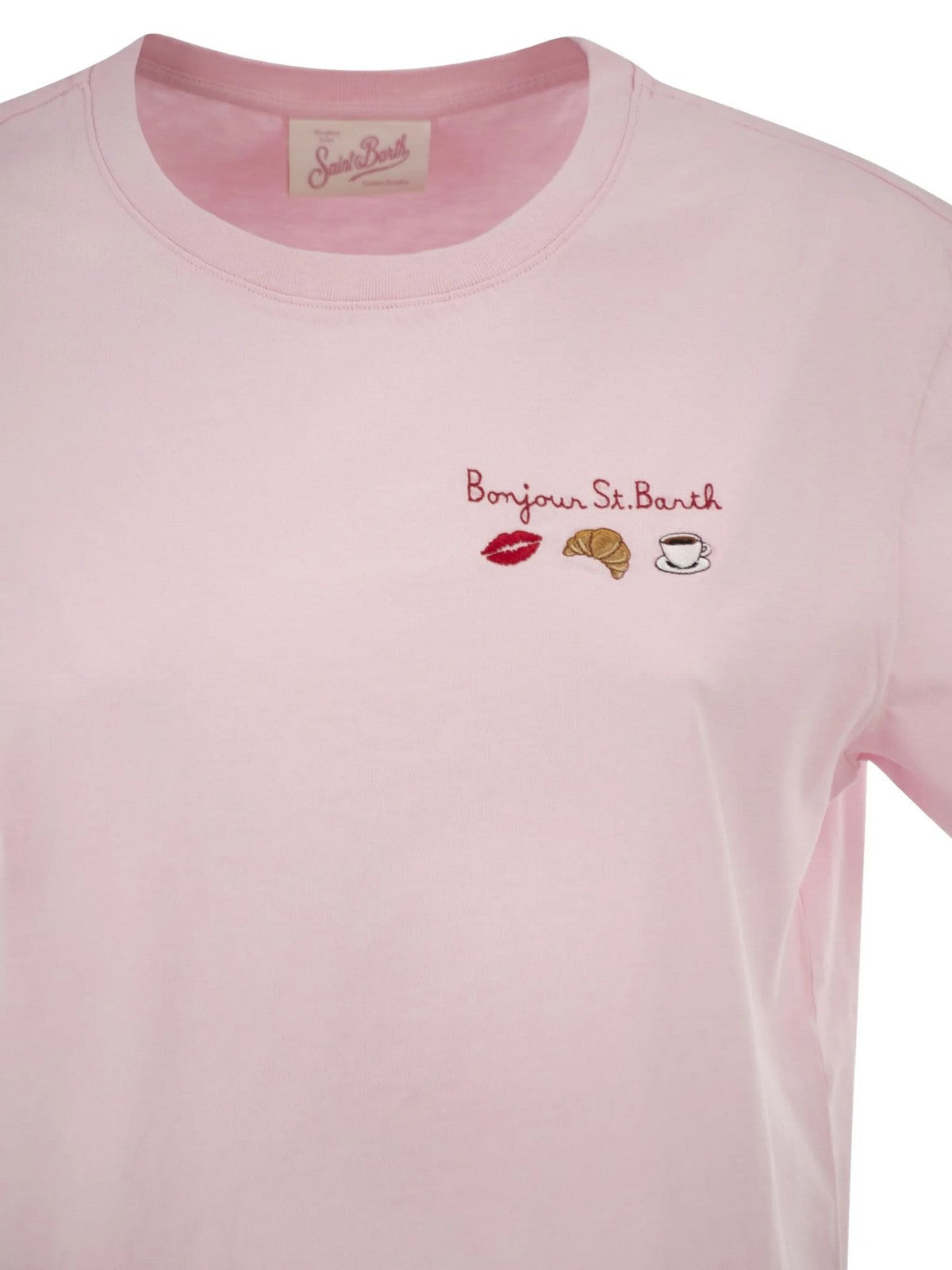 MC2 SAINT BARTH T-shirt Donna EMILIE 09751L BONJOUR SB 20 EMB