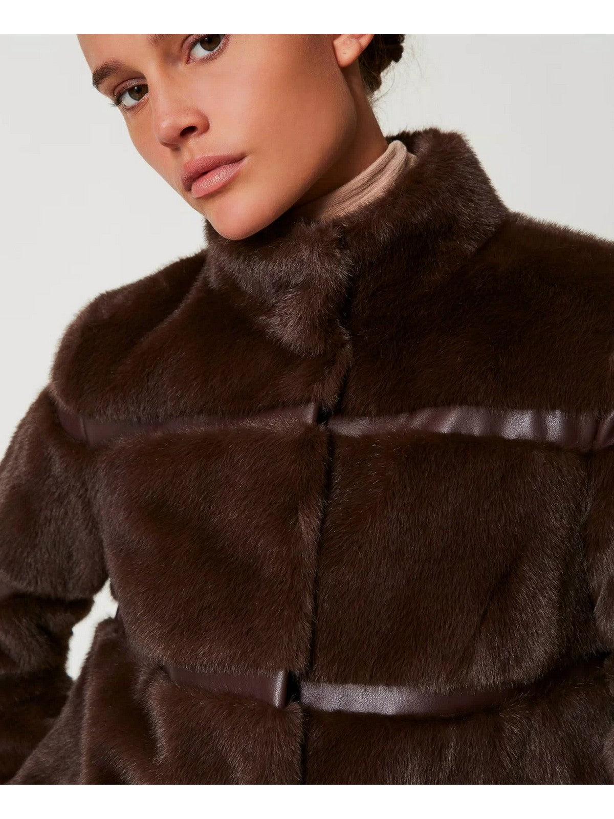 TWINSET Pelliccia Donna 242TT2022 11946 Marrone gioboutiqueweb