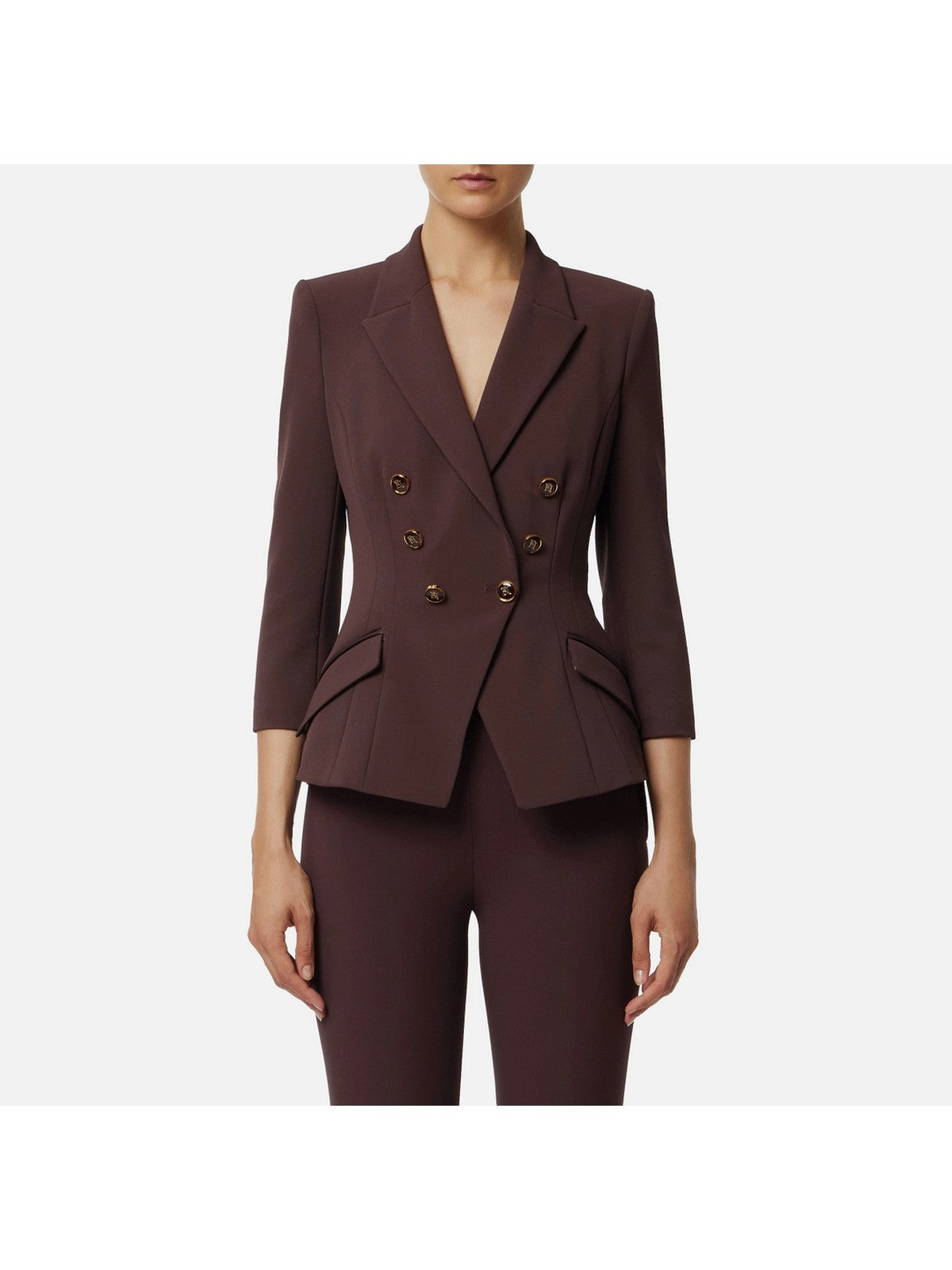 ELISABETTA FRANCHI Giacca Donna GI17456E2 EA4 MERLOT