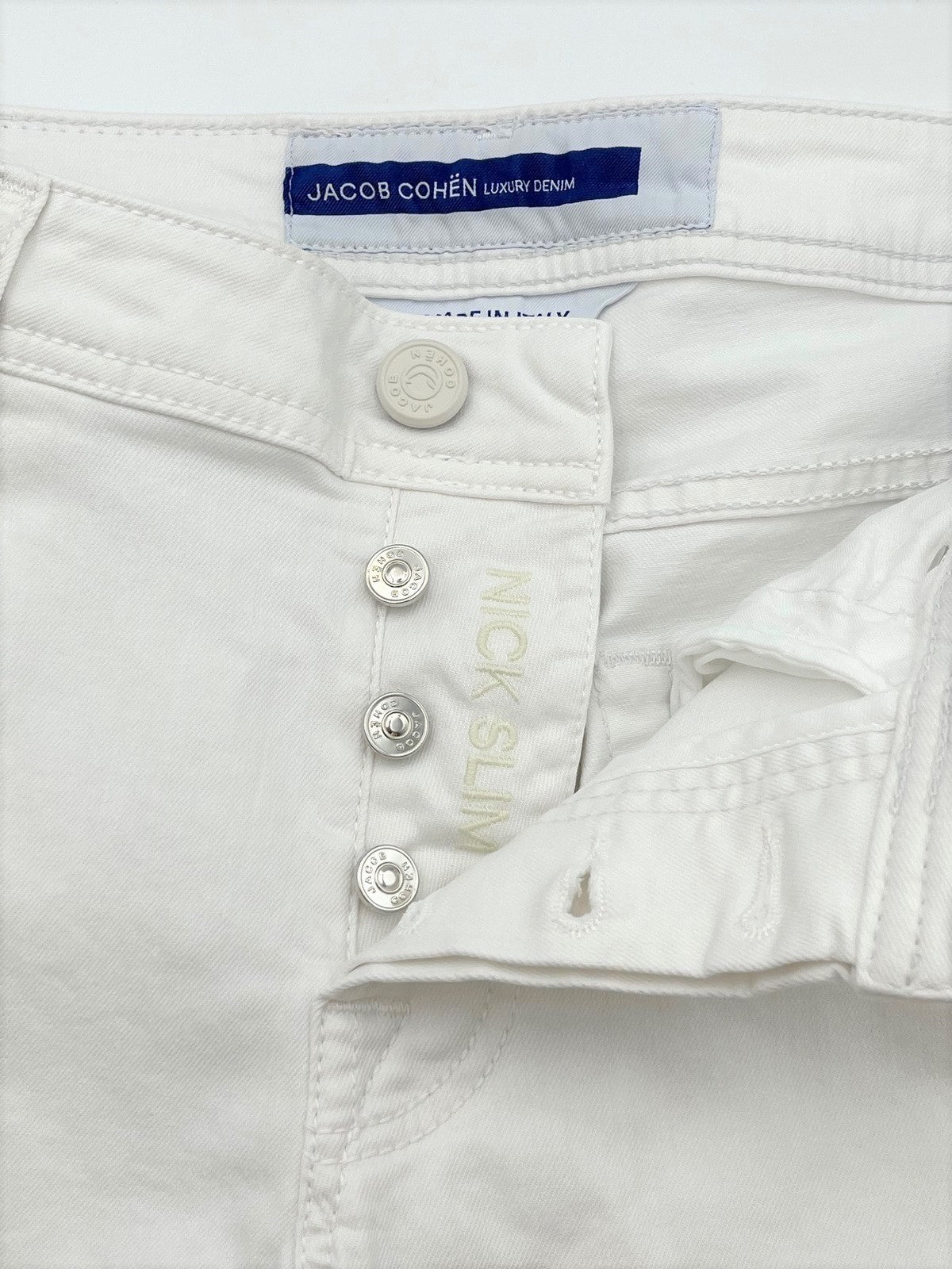 JACOB COHEN Jeans Uomo JUM_QE007 036 P3732 TR A00 Bianco gioboutiqueweb
