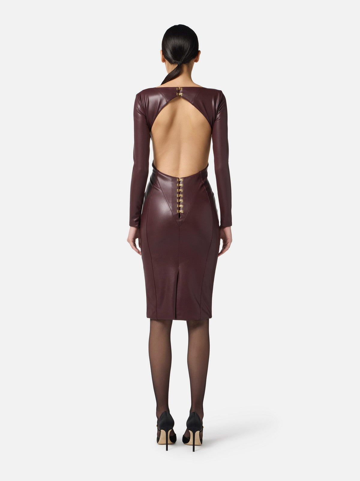 ELISABETTA FRANCHI Abito Donna AB79557E2 EA4 MERLOT