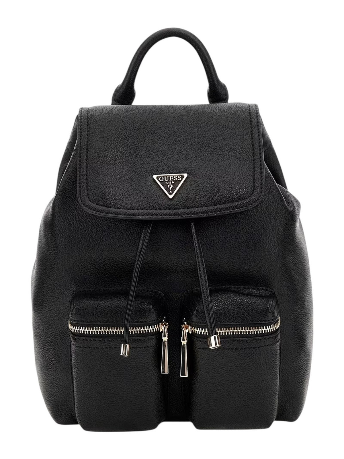 GUESS Zaino Donna MANHATTAN II FLAP BACKPACK HWBG71 18310 BLA BLACK