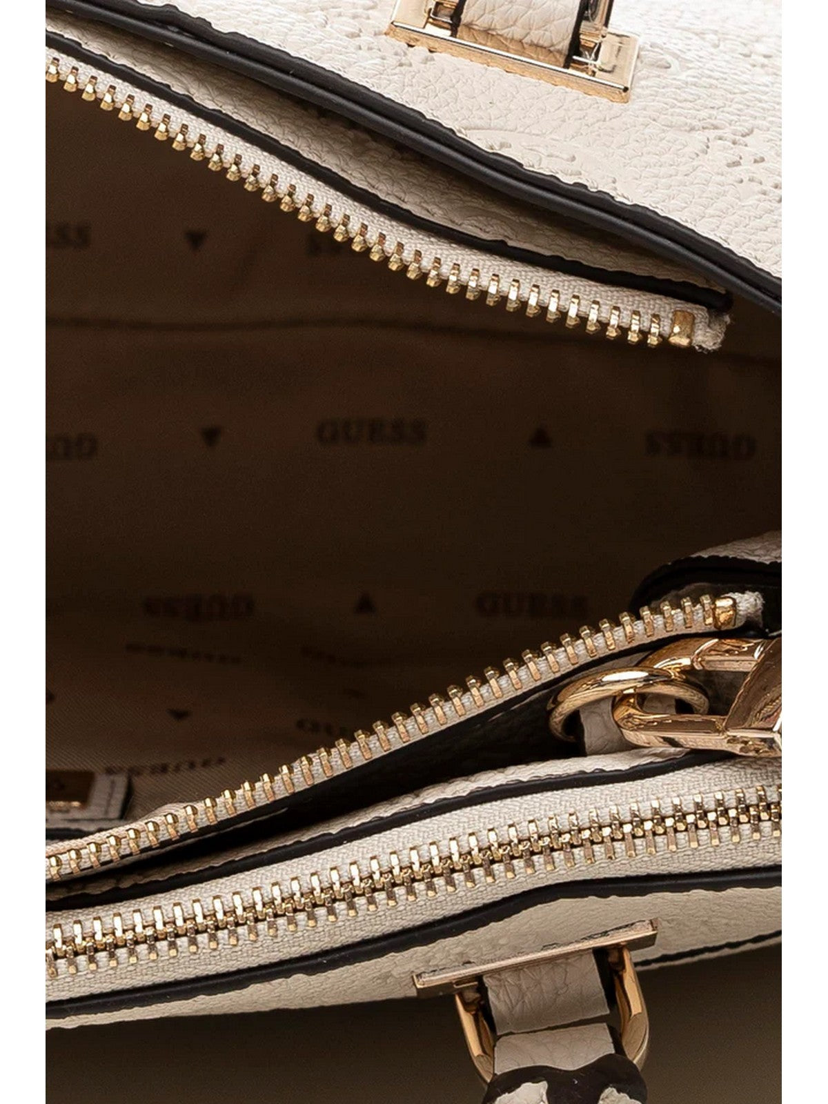GUESS Borsa Donna CRESIDIA II SOCIETY SATCHEL HWPD98 88070 OFL OFF WHITE LOGO
