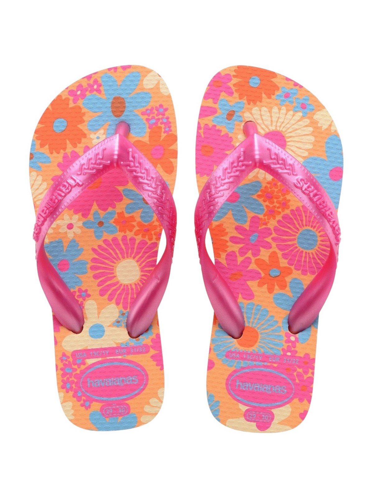HAVAIANAS Infradito Bambine e ragazze Hav. Kids Flores 4000052.0027 Rosa gioboutiqueweb