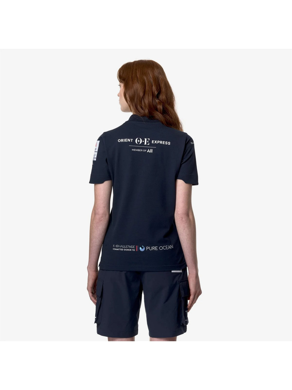 K-WAY T-Shirt e Polo Uomo Drosay Orient Express Team Ac K2131BW B29 Blu gioboutiqueweb
