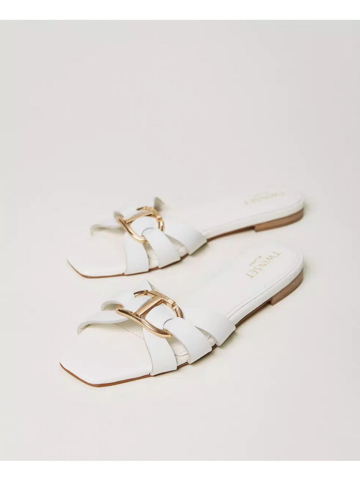 Twinset Ciabatta Donna 241TCT120 00001 WHITE