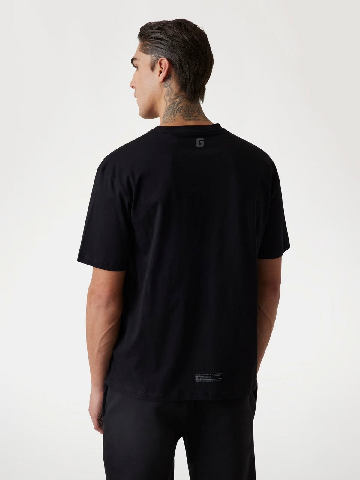 GUESS SPORT T-shirt Uomo AZHA CN OVER T-SHIRT Z4BI02 I3Z14 JBLK Nero gioboutiqueweb